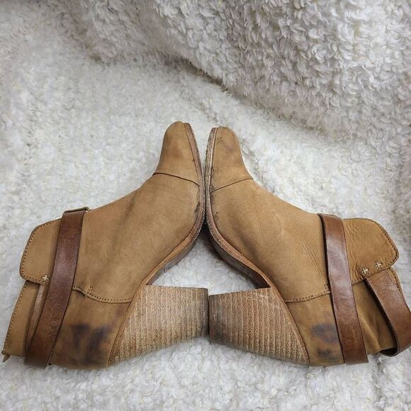 Rag &‎ Bone Harrow Tan Leather Ankle Boots sz 9 - Picture 5 of 9